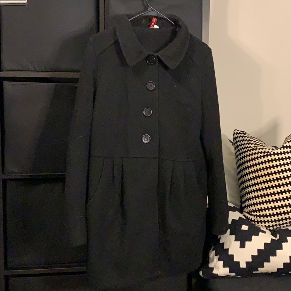 H&M Black Pea Coat